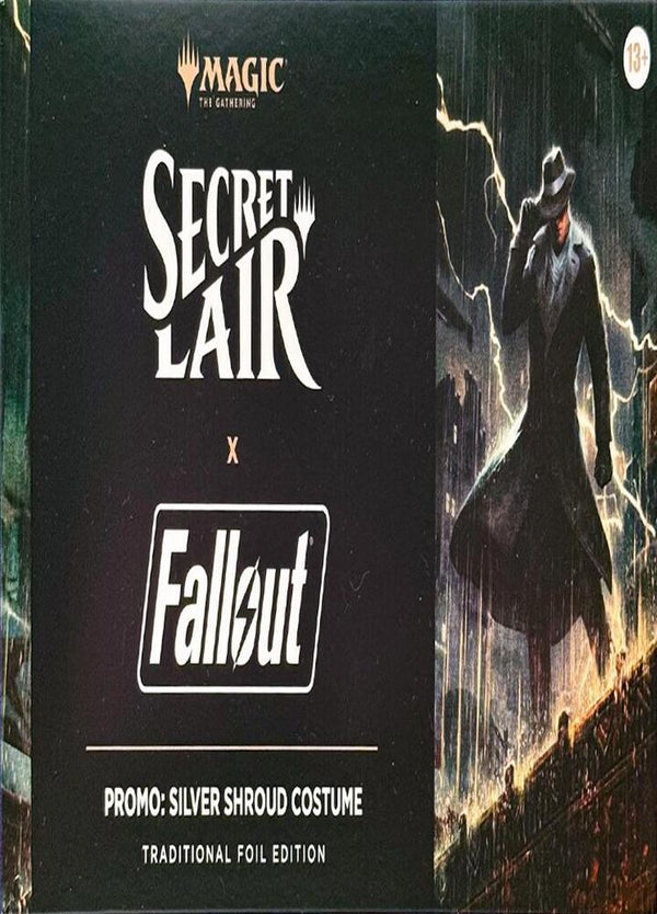 Secret Lair Drop: Secret Lair x Fallout: Promo - Silver Shroud Costume - Traditional Foil Edition - Magic: The Gathering