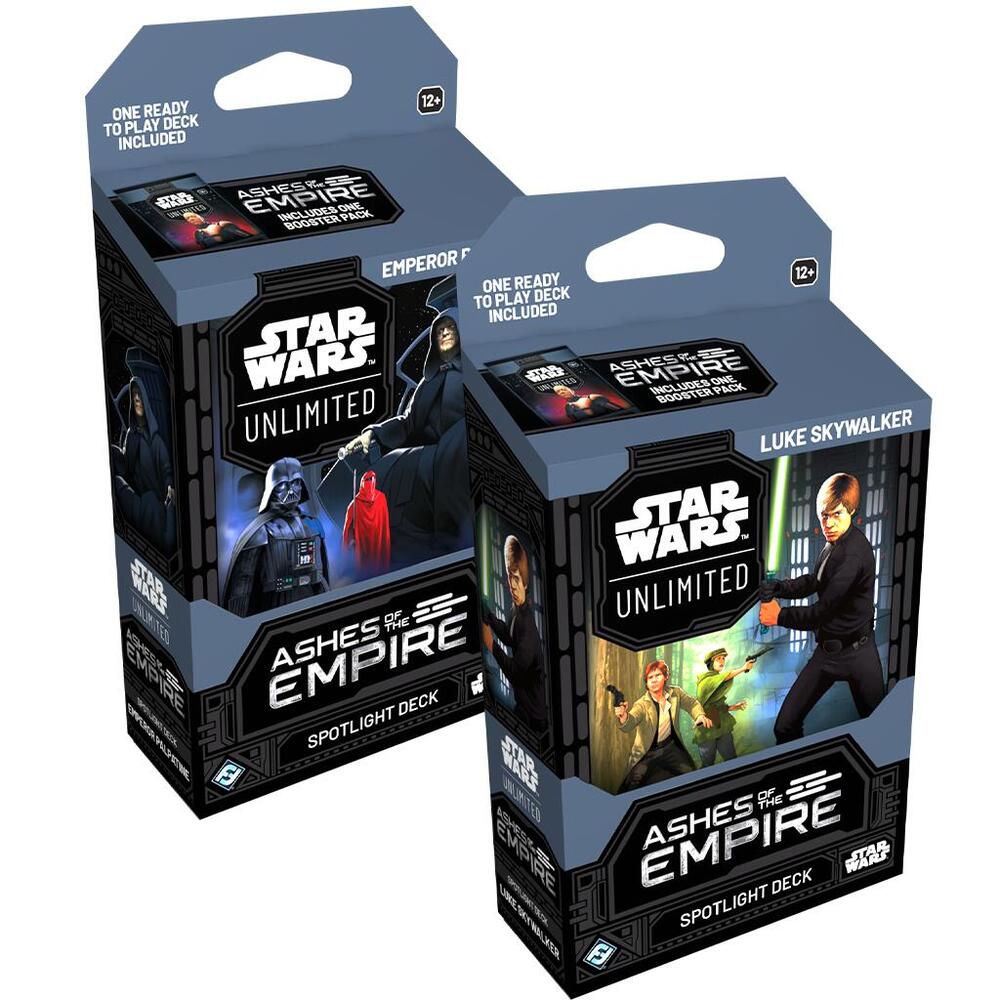 Ashes of the Empire - Spotlight Deck Pair: Emperor Palpatine & Luke Skywalker