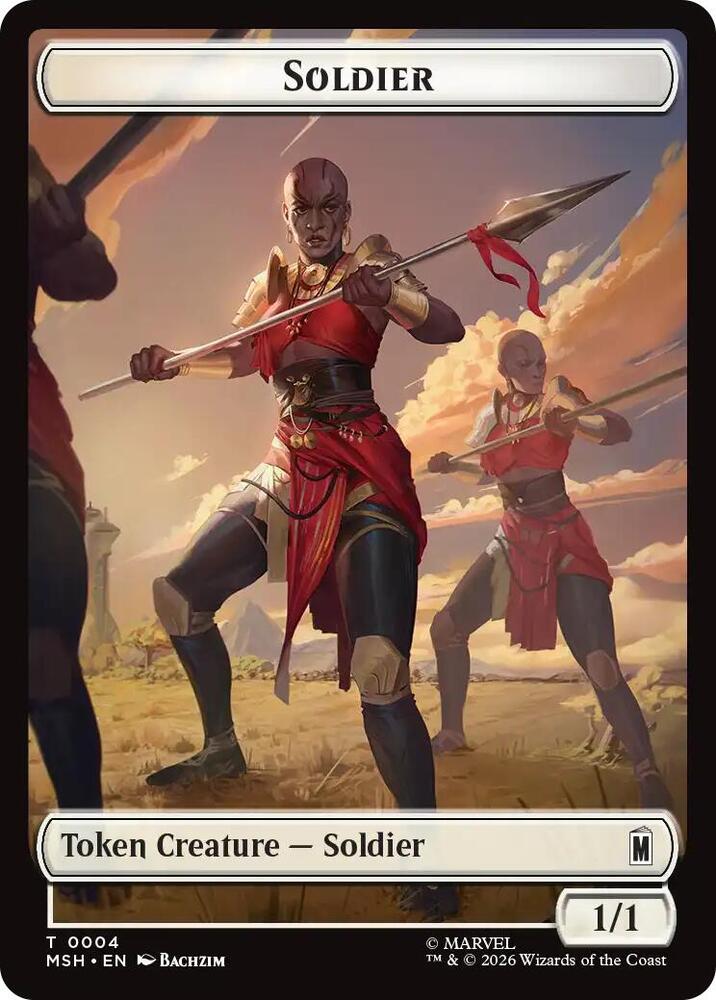 Soldier // Copy Double-Sided Token