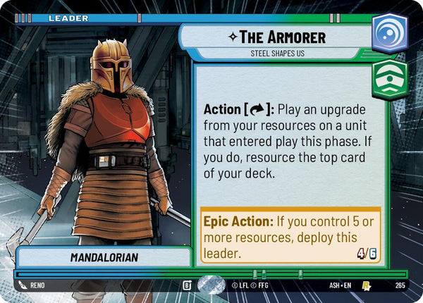 The Armorer - Steel Shapes Us (Hyperspace) - Star Wars Unlimited