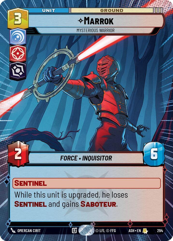 Marrok - Mysterious Warrior (Hyperspace) - Star Wars Unlimited