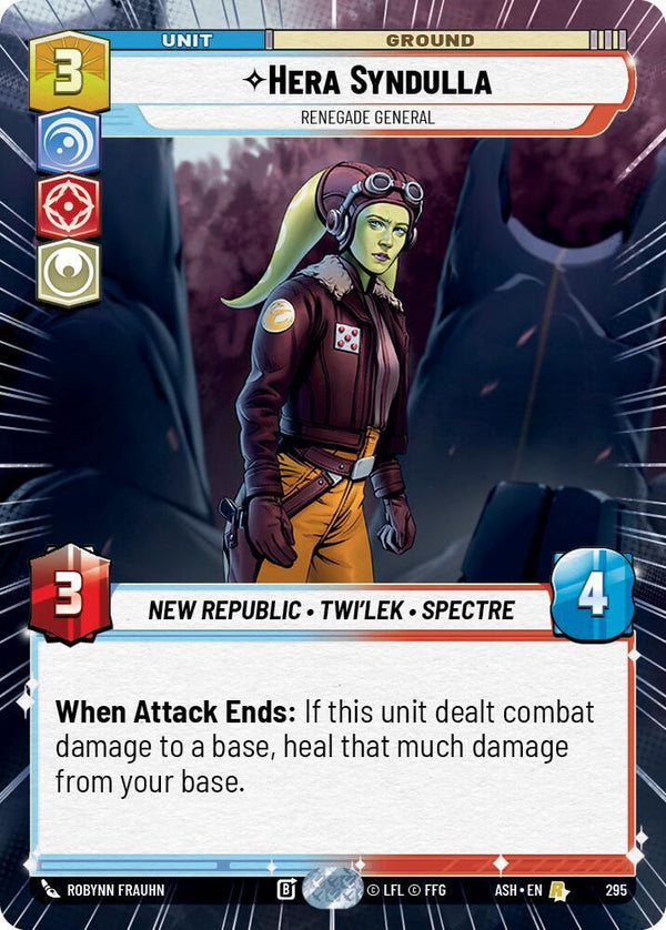 Hera Syndulla - Renegade General (Hyperspace) - Star Wars Unlimited