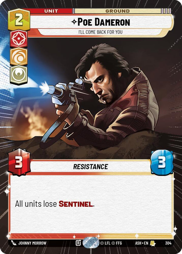Poe Dameron - I'll Come Back For You (Hyperspace) (ASH 304) - Star Wars Unlimited