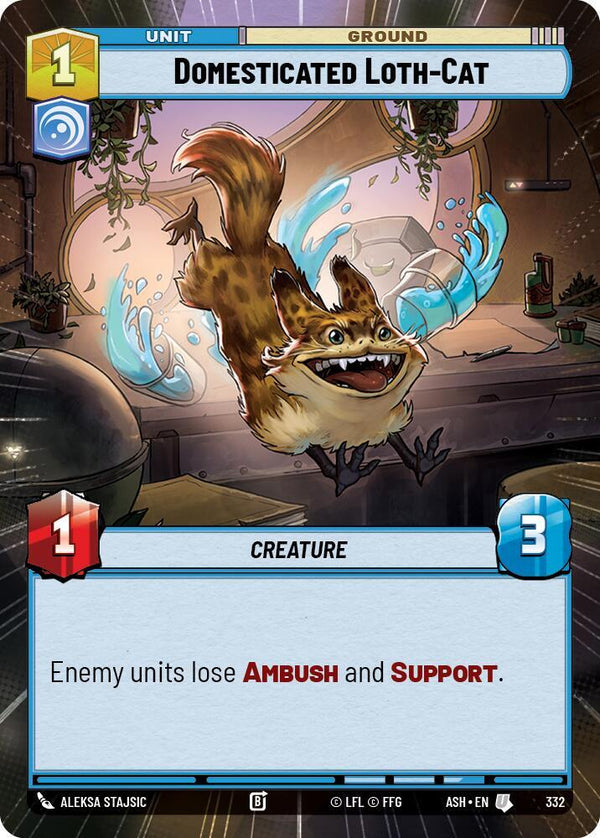 Domesticated Loth-Cat (Hyperspace) - Star Wars Unlimited