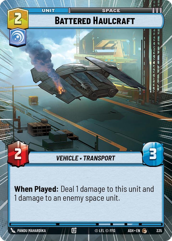 Battered Haulcraft (Hyperspace) - Star Wars Unlimited