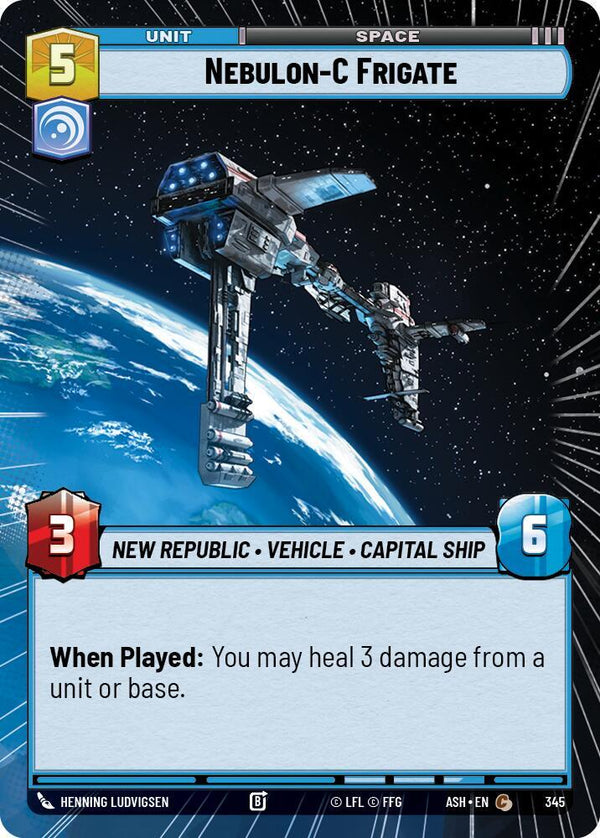 Nebulon-C Frigate (Hyperspace) - Star Wars Unlimited