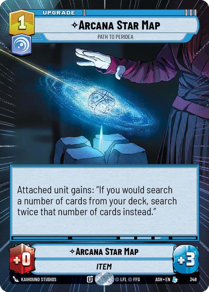 Arcana Star Map - Path to Peridea (Hyperspace)