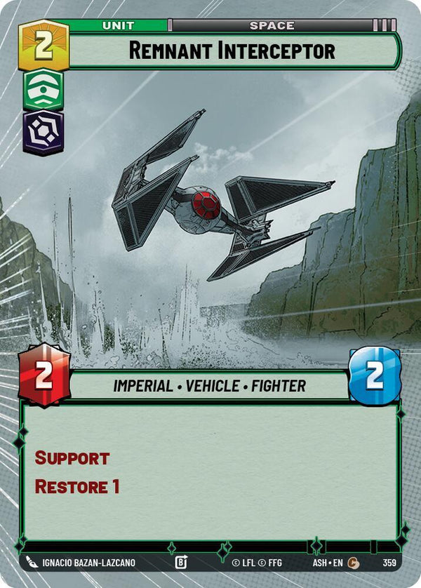 Remnant Interceptor (Hyperspace) - Star Wars Unlimited