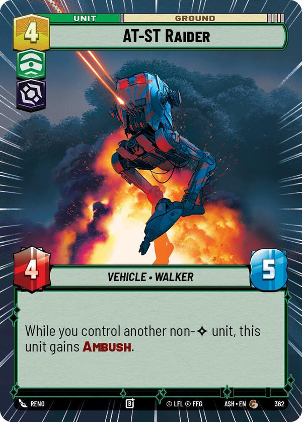 AT-ST Raider (Hyperspace) - Star Wars Unlimited