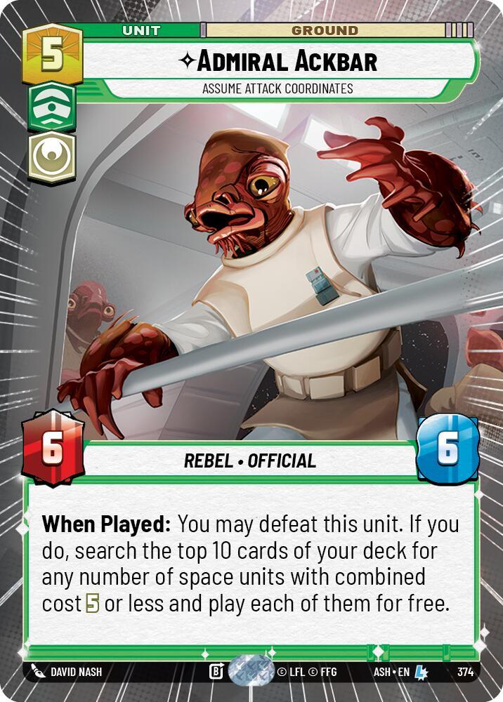 Admiral Ackbar - Assume Attack Coordinates (Hyperspace)