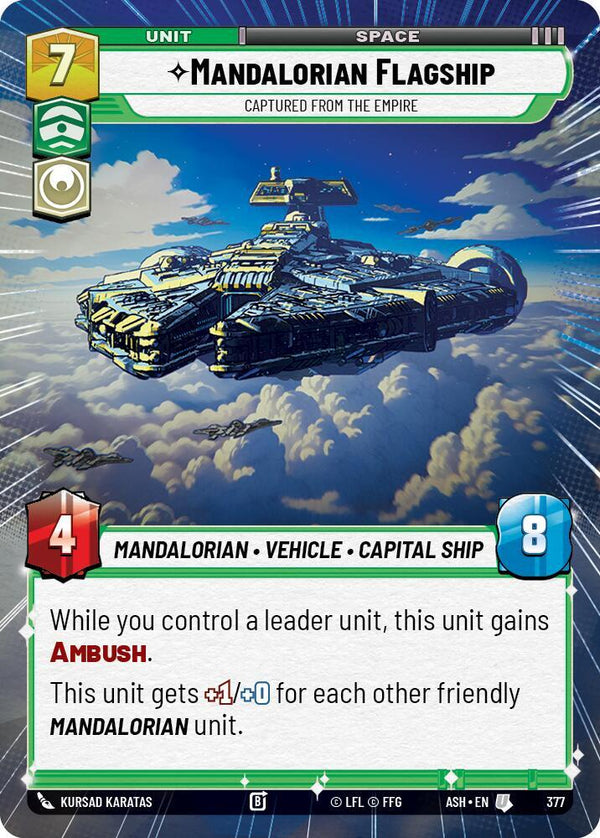 Mandalorian Flagship - Captured from the Empire (Hyperspace) - Star Wars Unlimited