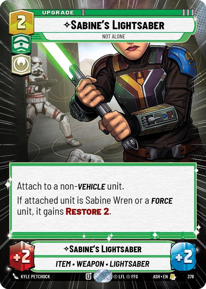 Sabine's Lightsaber - Not Alone (Hyperspace)