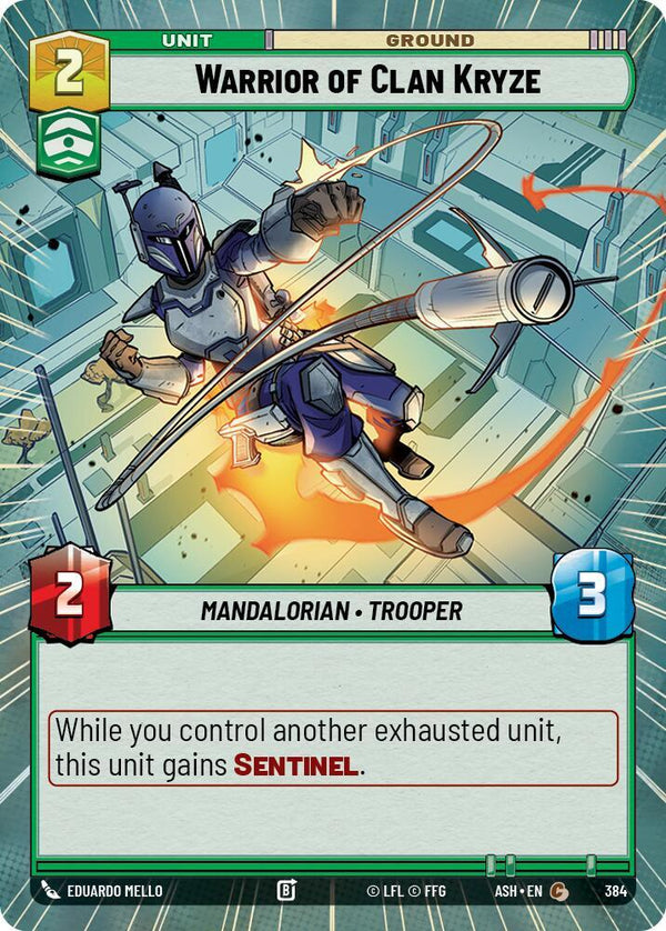 Warrior of Clan Kryze (Hyperspace) - Star Wars Unlimited