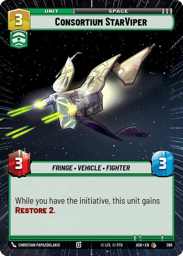 Consortium StarViper (Hyperspace) - Star Wars Unlimited