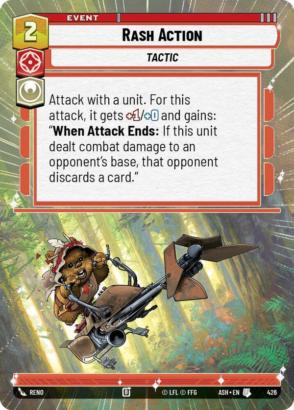 Rash Action (Hyperspace) - Star Wars Unlimited