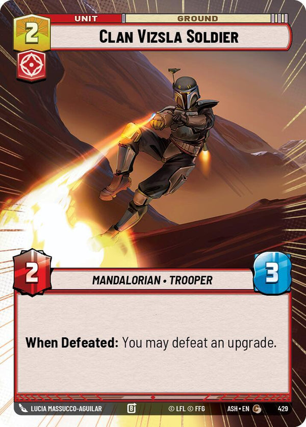 Clan Vizsla Soldier (Hyperspace) - Star Wars Unlimited