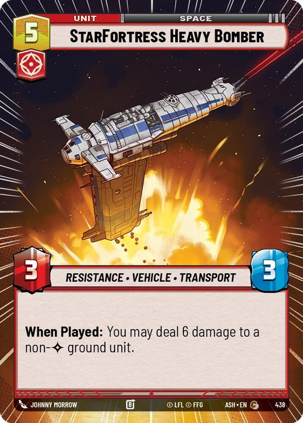 StarFortress Heavy Bomber (Hyperspace) - Star Wars Unlimited
