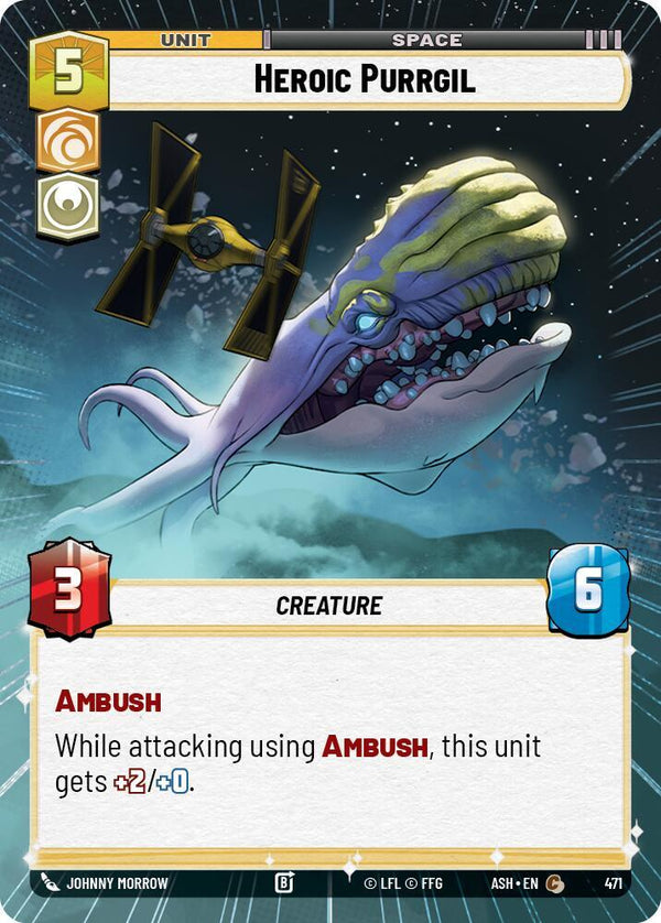 Heroic Purrgil (Hyperspace) - Star Wars Unlimited