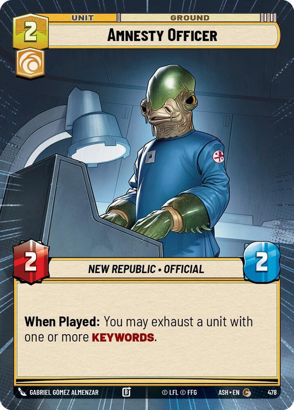 Amnesty Officer (Hyperspace) - Star Wars Unlimited