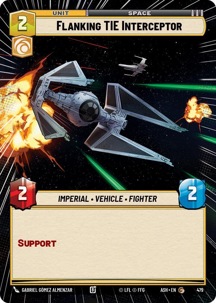 Flanking TIE Interceptor (Hyperspace)