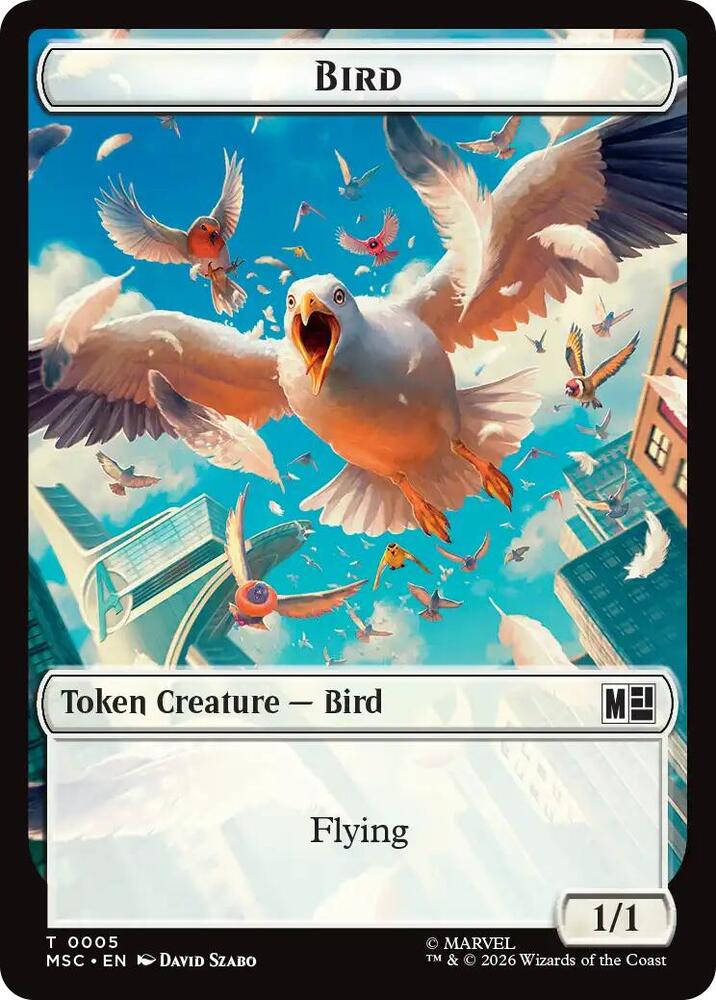 Bird // Rhino Double-Sided Token