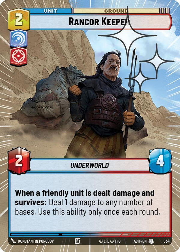 Rancor Keeper (Hyperspace Foil) - Star Wars Unlimited