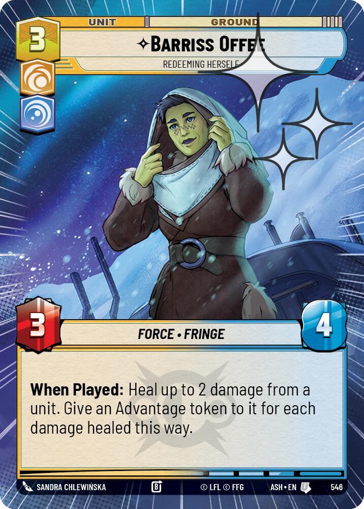 Barriss Offee - Redeeming Herself (Hyperspace Foil)