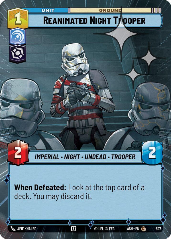 Reanimated Night Trooper (Hyperspace Foil) - Star Wars Unlimited