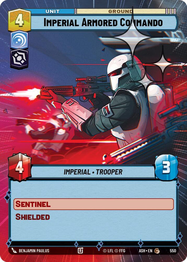 Imperial Armored Commando (Hyperspace Foil) - Star Wars Unlimited