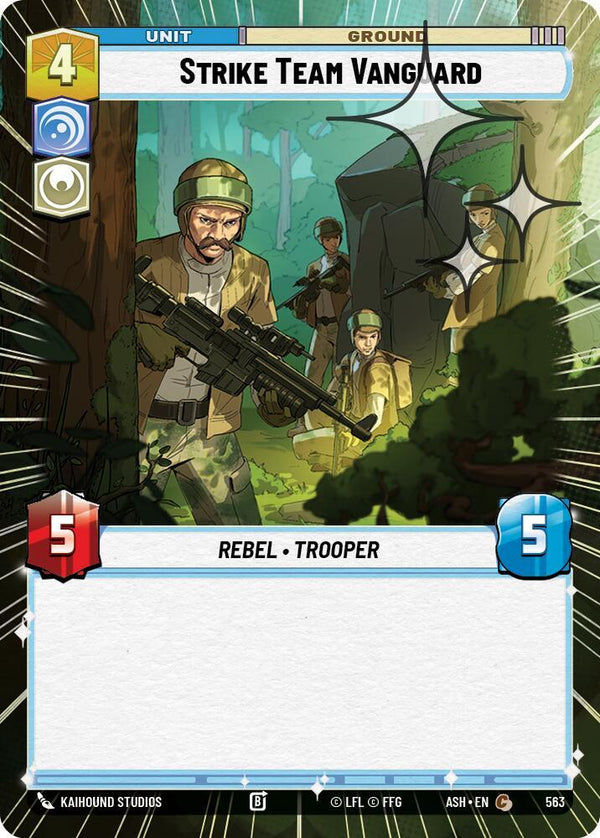 Strike Team Vanguard (Hyperspace Foil) - Star Wars Unlimited