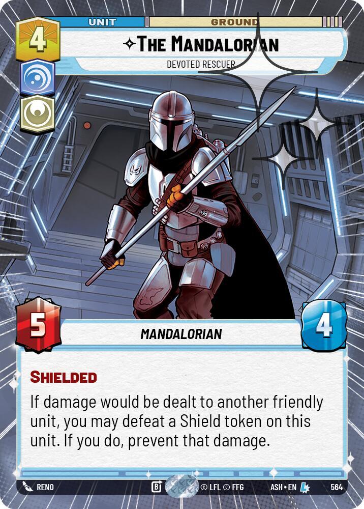 The Mandalorian - Devoted Rescuer (Hyperspace Foil)