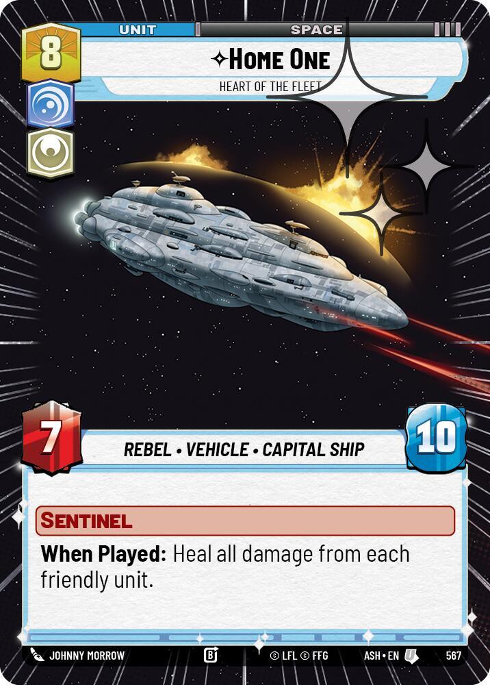 Home One - Heart of the Fleet (Hyperspace Foil)