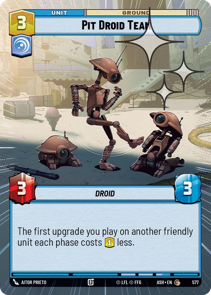 Pit Droid Team (Hyperspace Foil)