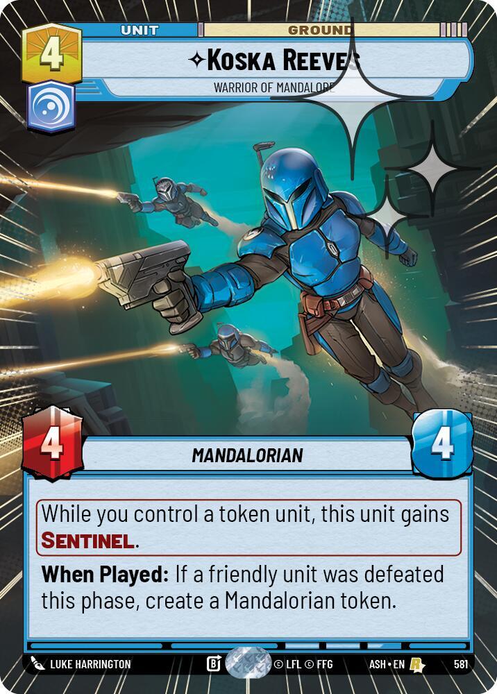 Koska Reeves - Warrior of Mandalore (Hyperspace Foil)