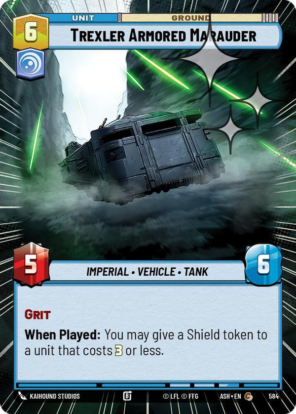 Trexler Armored Marauder (Hyperspace Foil) - Star Wars Unlimited