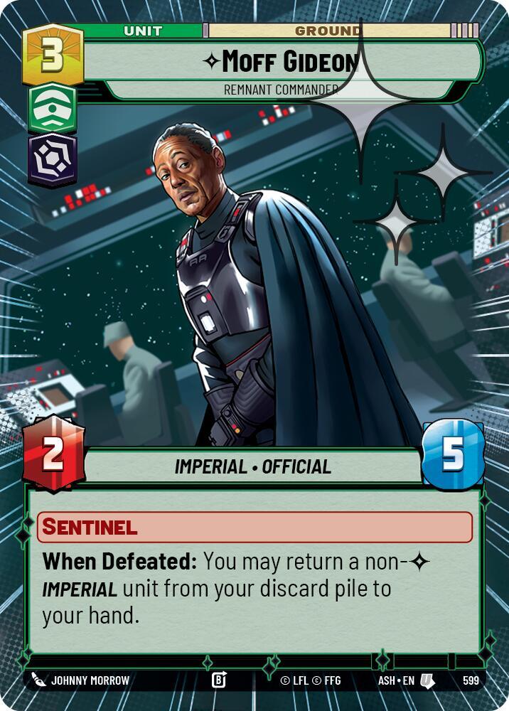 Moff Gideon - Remnant Commander (Hyperspace Foil)