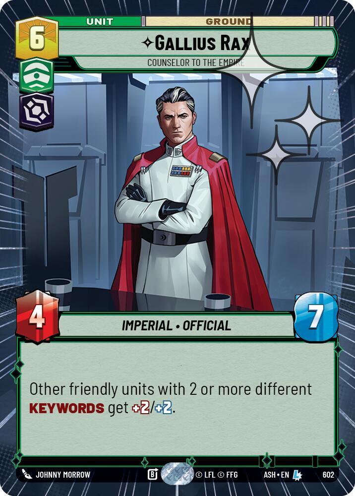 Gallius Rax - Counselor to the Empire (Hyperspace Foil)