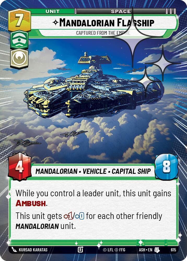 Mandalorian Flagship - Captured from the Empire (Hyperspace Foil)