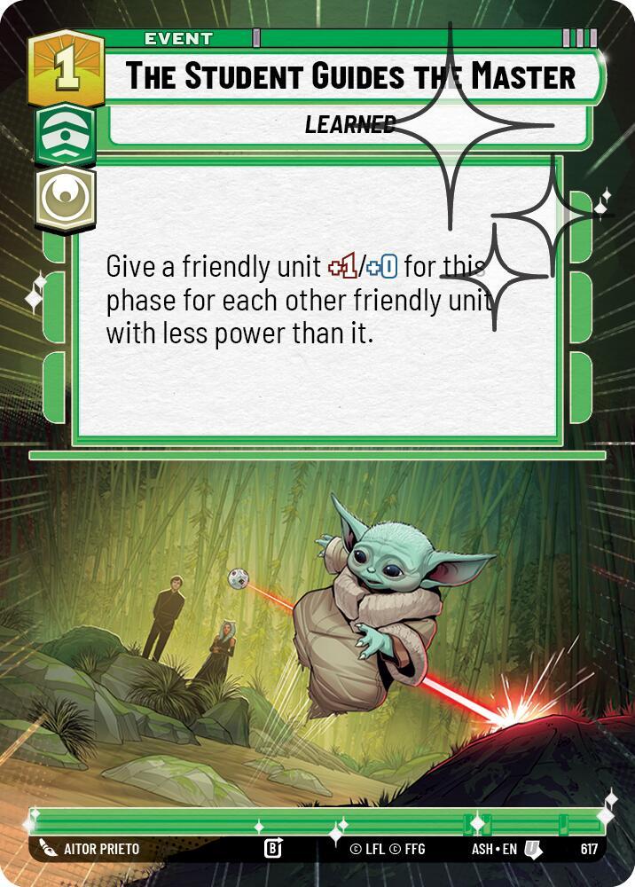 The Student Guides the Master (Hyperspace Foil)