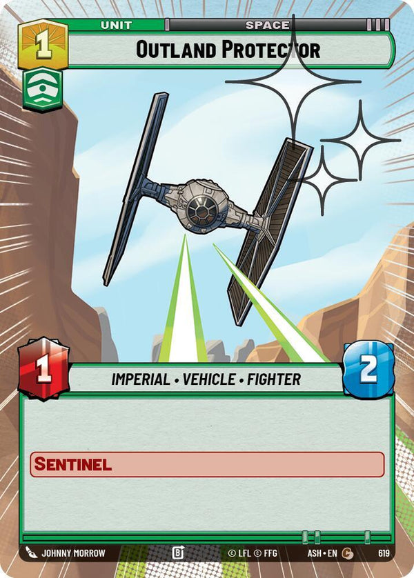 Outland Protector (Hyperspace Foil) - Star Wars Unlimited