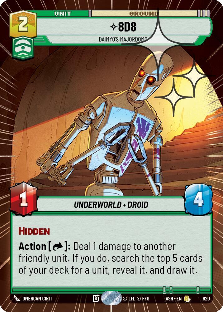 8D8 - Daimyo's Majordomo (Hyperspace Foil)