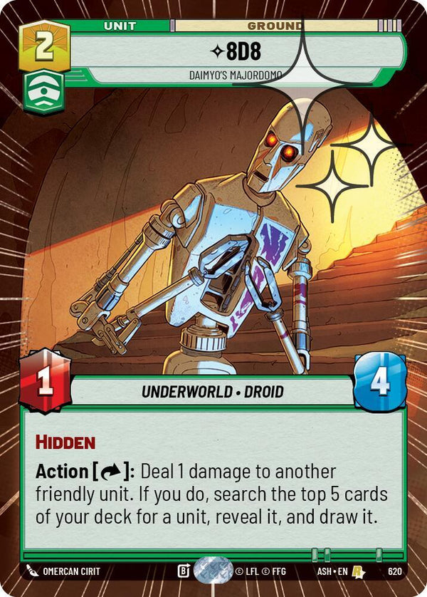 8D8 - Daimyo's Majordomo (Hyperspace Foil) - Star Wars Unlimited