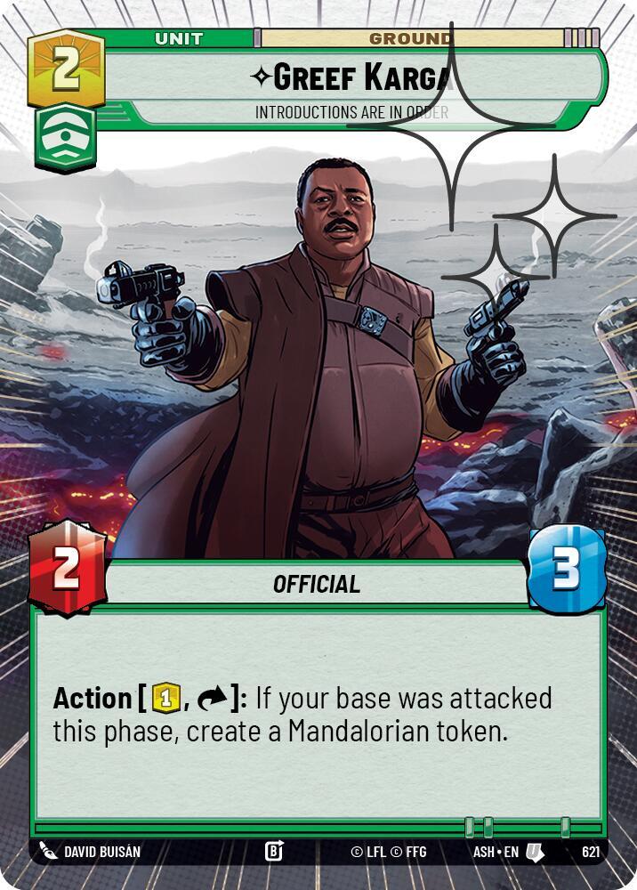 Greef Karga - Introductions are in Order (Hyperspace Foil)
