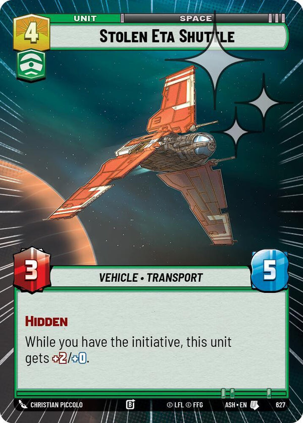 Stolen Eta Shuttle (Hyperspace Foil) - Star Wars Unlimited