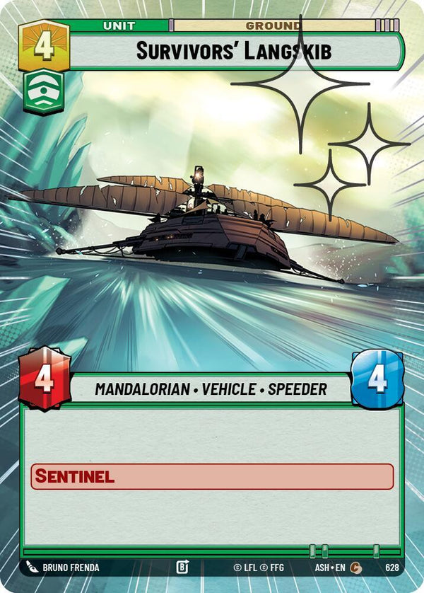 Survivors' Langskib (Hyperspace Foil) - Star Wars Unlimited
