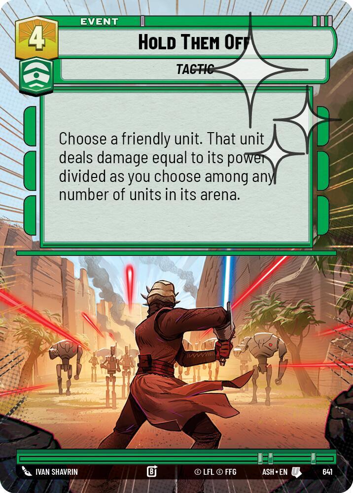 Hold Them Off (Hyperspace Foil)