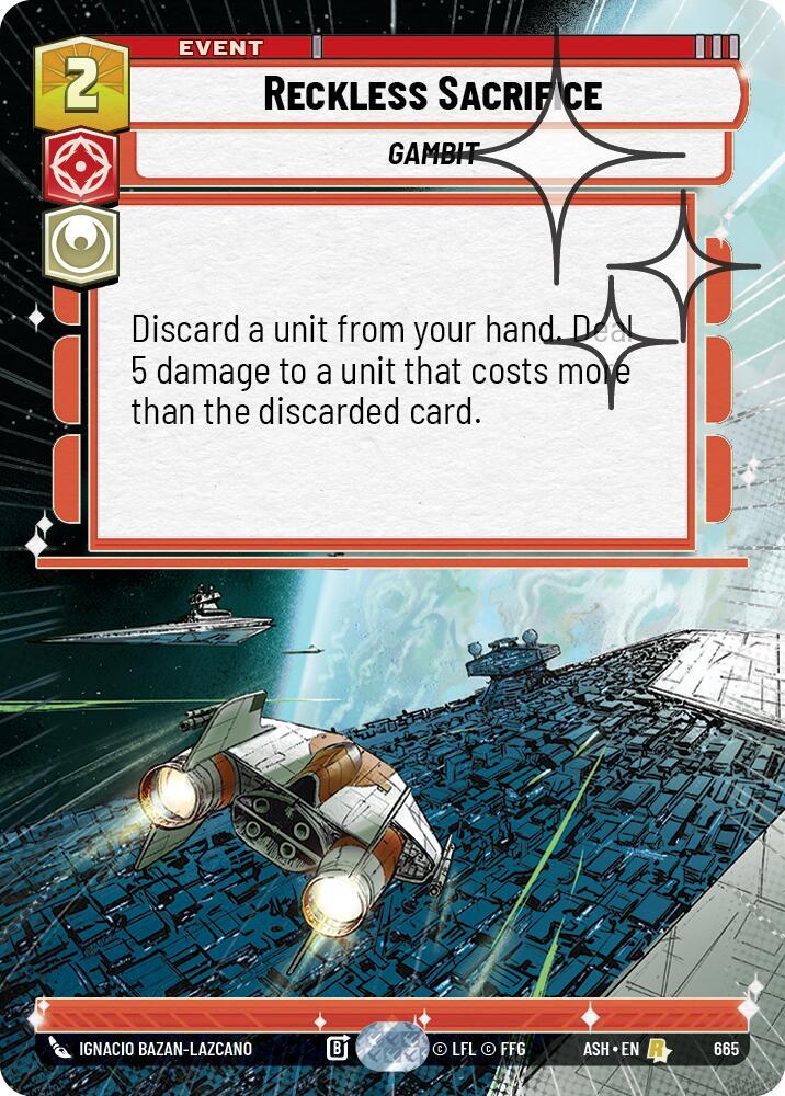 Reckless Sacrifice (Hyperspace Foil)