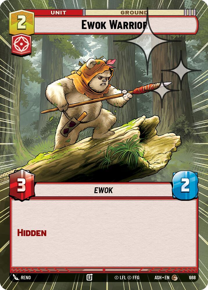 Ewok Warrior (Hyperspace Foil)
