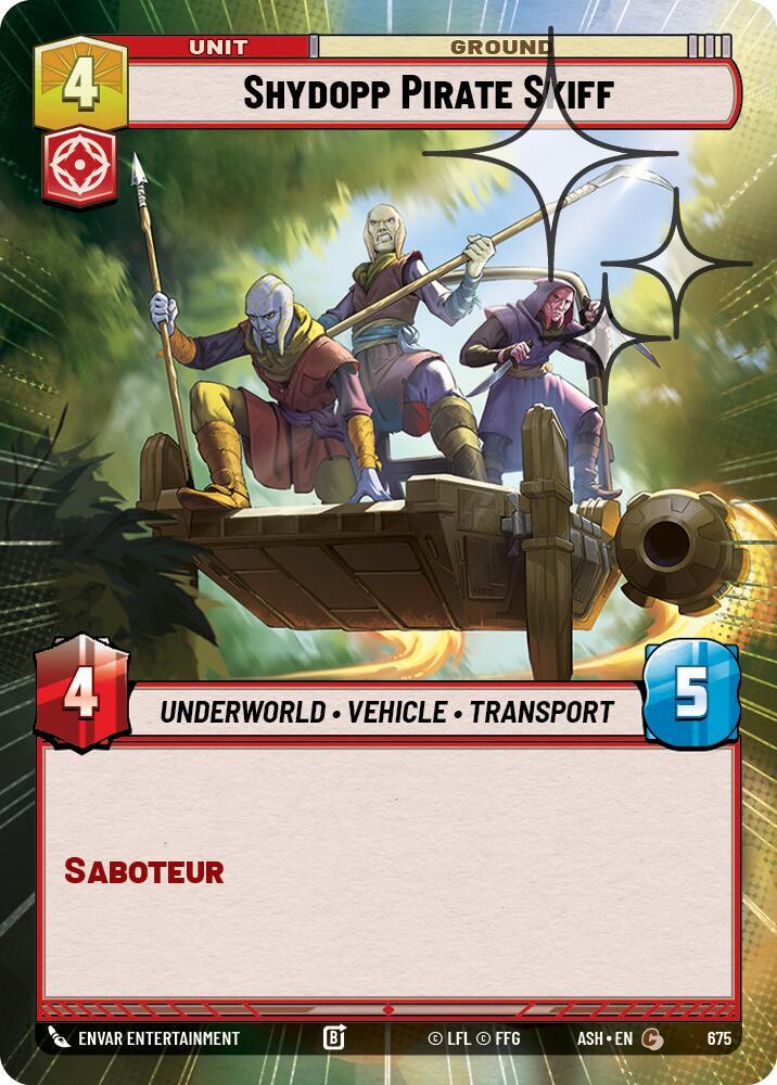 Shydopp Pirate Skiff (Hyperspace Foil)