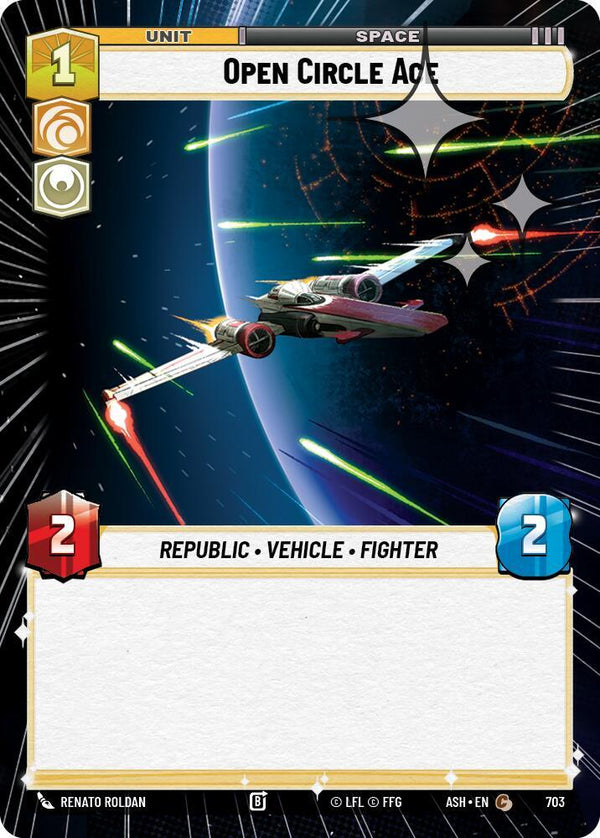 Open Circle Ace (Hyperspace Foil) - Star Wars Unlimited